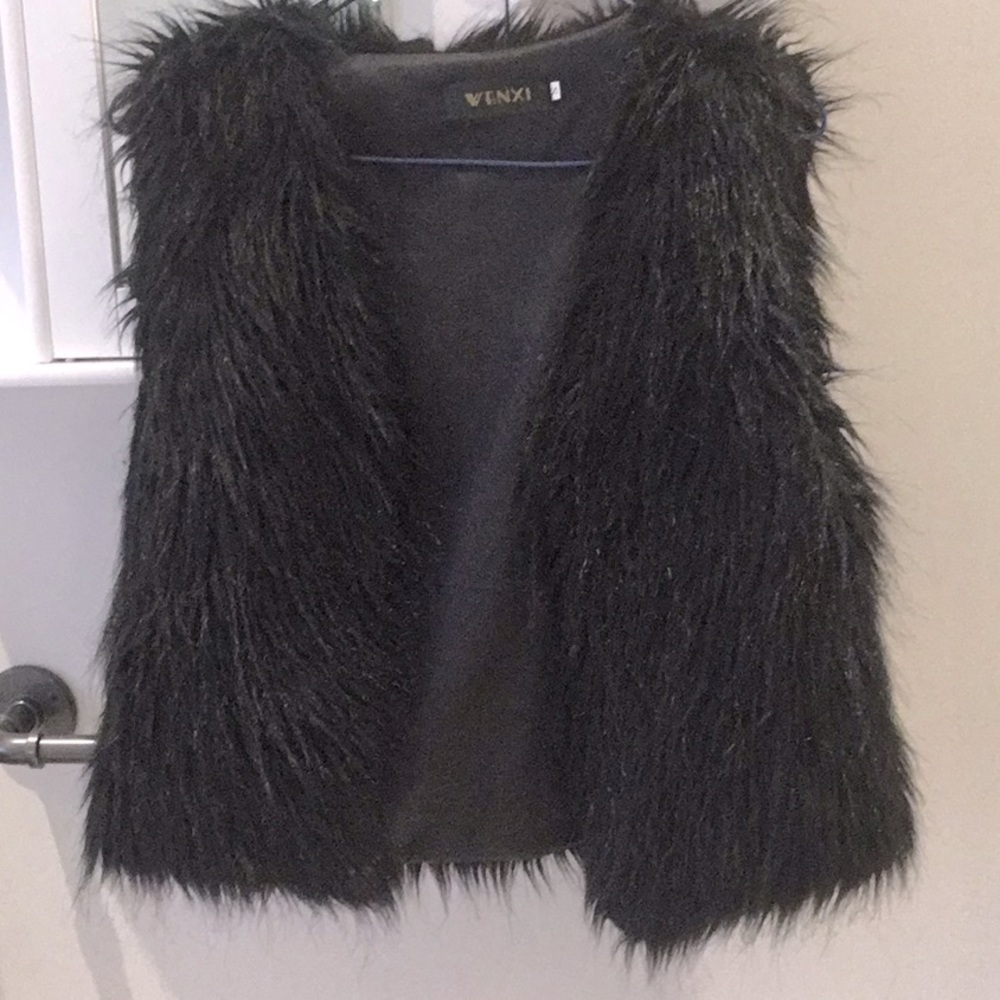 🧓🏼MT Wenxi faux fur vest